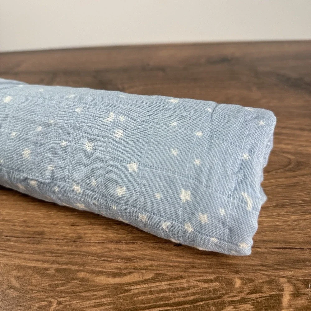 Aden + Anais Safari‎ Animal Baby Swaddle Blanket Blue Starry Night 47